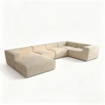 Minimalist Modular Compressed Sofa,Corduroy Fabric Frameless Couch,Vacuum Packed Free Combination Living Room Sofa