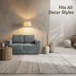 Block Convertible Compressed Sofa Bed,Velvet Frameless Straight Sleeper Couch,Vacuum Packed Modern 2-in-1 Sofa - Image 3