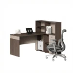 Twilight Series L-shaped Combined Office Desk High Storage Cabinet Eco-friendly Durable Single Staff Corner Workstation Office