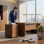 Twilight Series Wooden Mobile Office Pedestal Cabinet Lockable Desk Storage Hospital Bedroom Commercial Office Furniture Staff - Image 3