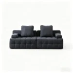 Grid Square Modular Compressed Sofa,Fabric Frameless Straight Couch,Vacuum Packed Minimalist Combination Sofa