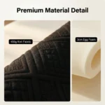 Wholesale Orthopedic Memory Foam Hybrid Mattress 7-zone Individual Pocket Spring Modern Bedroom Rolled In A Box - Image 6