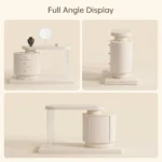 Modern Vanity Desk With Drawers Led Mirror Eco-friendly Mdf Dressing Table Storage Cabinet For Bedroom Hotel Living Room Use - Image 2