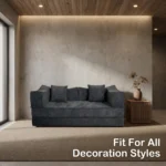 Ks002 Multifunction Compressible Lazy Sofa Bed Frameless Foldable Modular Velvet Dual-use Easy Shipping - Image 2