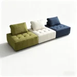Modern Modular Compression Sofa Set Extendable Tufted Sectional Couch