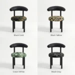 Modern Luxury Pu Leather Ergonomic Foldable Stackable Dining Chair With Metal Legs 3-year Warranty For Hotel Use - Image 5