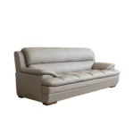 Wholesale Economic Wooden Frame 3-seater Sofa With Pu Fabric For Rented Apartments Hotel Lobbies & Spa Waiting Areas