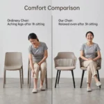 Modern Multicolor Pp Plastic Dining Chairs Stackable Lightweight Durable Portable Leisure Chair Indoor And Outdoor Daily Use - Image 6