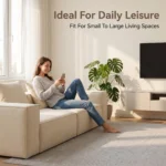 Minimalist Modular Compressed Straight Sofa,Frameless Velvet Fabric Couch,Vacuum Packed Modern Living Room Sofa - Image 2