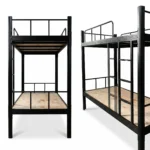 Headtree Modern Adjustable Bunk Bed Twin Over Twin With Guardrail For School Dormitory And Small Apartment 3-year Warranty - Image 3
