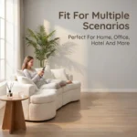 Curved Modular Compressed Sofa,Velvet Frameless Combination Couch,Vacuum Packed Modern Irregular Living Room Sofa - Image 2