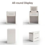 Modern Vanity Desk Drawers Adjustable Makeup Table Led Mirror Eco-friendly Mdf Dressing Table Storage Cabinet Hotel Living Room - Image 2