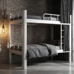 Headtree Modern Adjustable Bunk Bed Twin Over Twin With Guardrail For School Dormitory And Small Apartment 3-year Warranty - Image 4