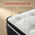 Modern Orthopedic Memory Foam Hybrid Mattress With 7-zone Pocket Spring Rolled In Box 10-year Warranty Bedroom Use - Image 2