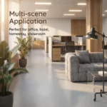Tufted Grid Compressed Straight Sofa,Fabric Frameless Couch,Vacuum Packed Modern Living Room Sofa - Image 3