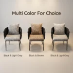 Modern Ergonomic Stackable Pu Leather Padded Dining Chair With Micro-spring Cushion Seat And Metal Legs For Hotel Use - Image 5
