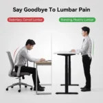 Dual Motor Electric Standing Desk,Height Adjustable Sit Stand Computer Desk With Without Storage Drawer For Home Office Use - Image 5