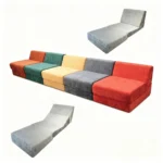 Modular Compressible Multifunctional Sofa Bed Free Combination Frameless Velvet Lazy Sofa Easy Shipping