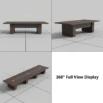 Twilight Series Luxury Eco-friendly Durable Modern Water Resistant Executive Conference Table Mdf Panel 24 Seater 3-year - Image 4