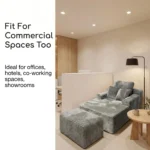 Ks016 Skin-like Dog Single Compressed Sofa,Corduroy Velvet Frameless Chaise Lounge,Vacuum Packed Modern Lazy Chair - Image 2