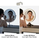 Modern Eco-friendly Durable Vanity Desk Drawers Adjustable Lighted Makeup Table Mdf Dressing Table Storage Cabinet Bedroom - Image 6