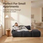 Ks007 Modern Modular Compressed Sofa Set Frameless Velvet Sectional Couch Vacuum Packed Rectangular Shape Combination Sofa - Image 2