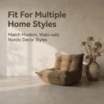 Modern Minimalist Velvet Compression Armchair Set Extendable Tufted Sofa Chair - Image 3