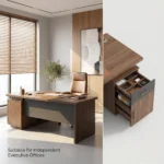 Twilight Series Modern Minimalist Eco-friendly Durable Ergonomic Staff Office Desk Single Workstation Computer Desk Office - Image 3