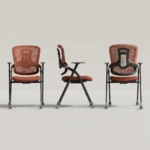 Modern Ergonomic Swivel Office Chair With Fixed Armrest And Backrest For Hotel,Classroom And School - Image 2