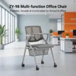 Modern Ergonomic Swivel Office Chair With Fixed Armrest And Backrest For Hotel,Classroom And School