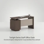 Twilight Series Modern Minimalist Eco-friendly Durable Ergonomic Staff Office Desk Single Workstation Computer Desk Office - Image 2