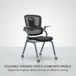 Modern Ergonomic Swivel Office Chair With Fixed Armrest And Backrest For Hotel,Classroom And School