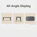 Modern Minimalist Rattan Aluminum Outdoor Furniture Set,Weather Resistant Waterproof Patio Bar Stool Chaise Lounge Coffee Table - Image 2