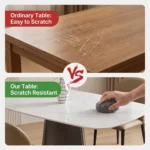 Modern Sintered Stone Dining Table With Carbon Steel Base Rectangular/round/extendable Hotel & Home Dining Room Furniture - Image 6