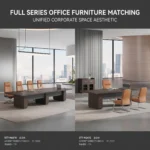 Twilight Series Luxury Eco-friendly Durable Modern Water Resistant Executive Conference Table Mdf Panel 24 Seater 3-year - Image 2