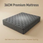 Hotel Grade Durable Foam Hybrid Mattress With Individual Pocket Spring Rolled In A Box Noiseless Breathable Bedroom Use - Image 5