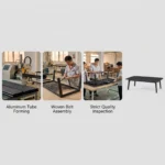 Modern Minimalist Rattan Aluminum Outdoor Furniture Set,Weather Resistant Waterproof Patio Bar Stool Chaise Lounge Coffee Table - Image 3