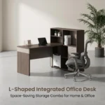 Twilight Series L-shaped Combined Office Desk High Storage Cabinet Eco-friendly Durable Single Staff Corner Workstation Office - Image 2