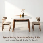 Modern Sintered Stone Dining Table With Carbon Steel Base Rectangular/round/extendable Home & Hotel Use Dining Furniture