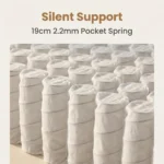 Hotel Grade Orthopedic Breathable Durable Foam Hybrid Mattress Individual Pocket Spring 30cm Thickness Rolled Box For Bedroom - Image 4