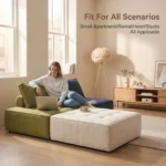 Modern Modular Compression Sofa Set Extendable Tufted Sectional Couch - Image 4