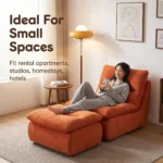 Modular Compressible Lazy Sofa Free Combination Frameless Fabric Sofa Modern Living Room Furniture - Image 3