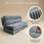 Transformable Foldable Compressible Sofa Bed Velvet Frameless Straight Lazy Sofa Shipping Modern Multifunctional Dual-use Set - Image 4