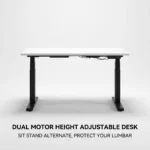 Dual Motor Electric Standing Desk,Height Adjustable Sit Stand Computer Desk With Without Storage Drawer For Home Office Use