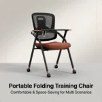 Modern Ergonomic Swivel Office Chair With Fixed Armrest And Backrest For Hotel,Classroom And School