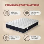 Modern Orthopedic Memory Foam Hybrid Mattress With 7-zone Pocket Spring Rolled In Box 10-year Warranty Bedroom Use - Image 5