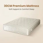 Hotel Grade Orthopedic Breathable Durable Foam Hybrid Mattress Individual Pocket Spring 30cm Thickness Rolled Box For Bedroom - Image 6