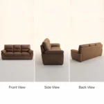 Stationary Leisure Accent Sofa Set,Faux Leather 1/2/3 Seater Single Double Triple Sofa Chair For Living Room & Office Furniture - Image 3