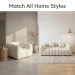 Pumpkin Shaped Compressed Lazy Sofa,Velvet Frameless Single/double Seat Couch,Vacuum Packed Modern Minimalist Leisure Sofa - Image 3