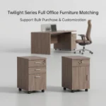 Twilight Series Wooden Mobile Office Pedestal Cabinet Lockable Desk Storage Hospital Bedroom Commercial Office Furniture Staff - Image 5